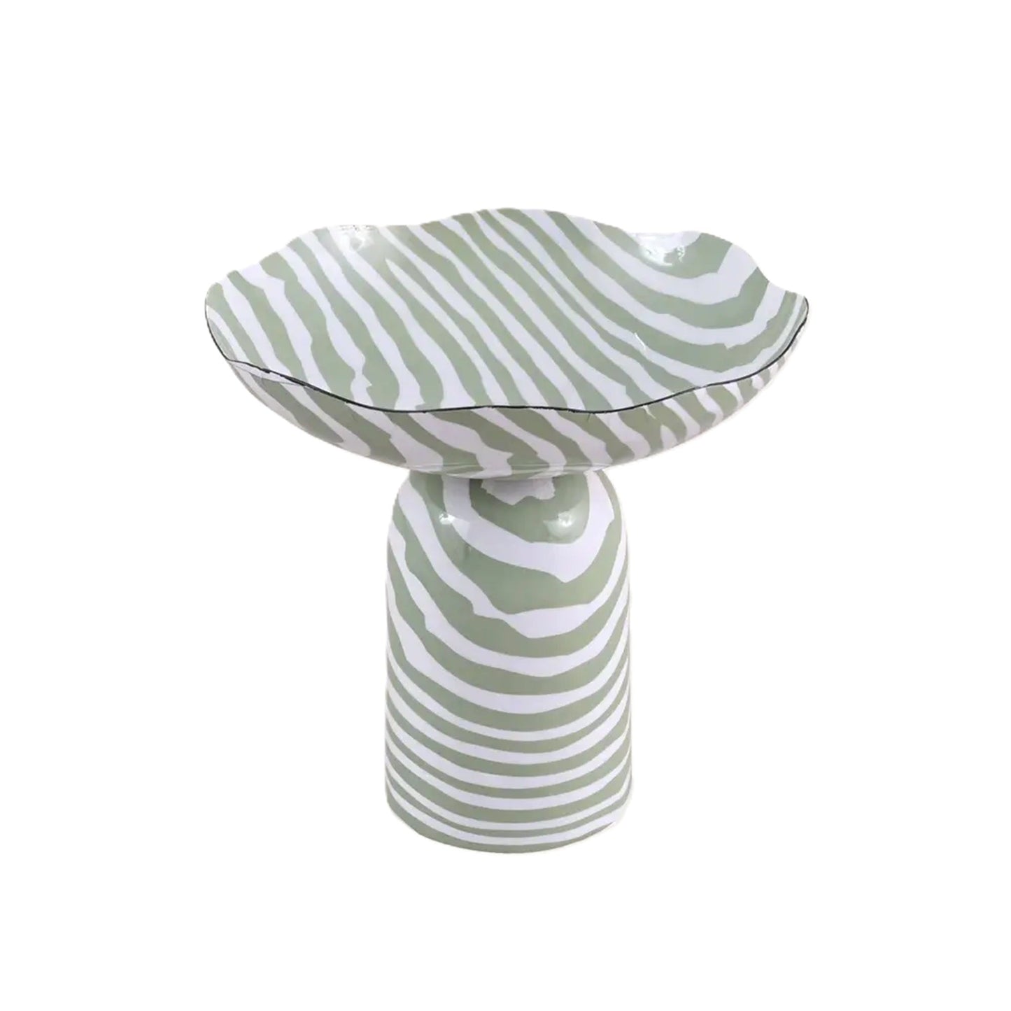 Decorative Striped  Bowl | Sculptural Décor
