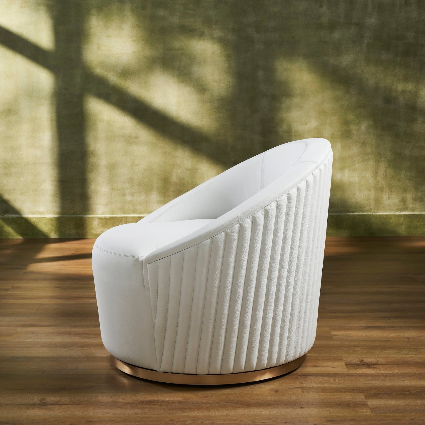 Dawson Leather Swivel Chair