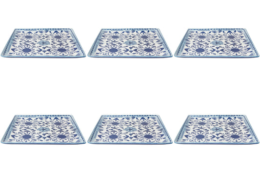 Set of 2 Porto Stamped Plate 10 Inch
