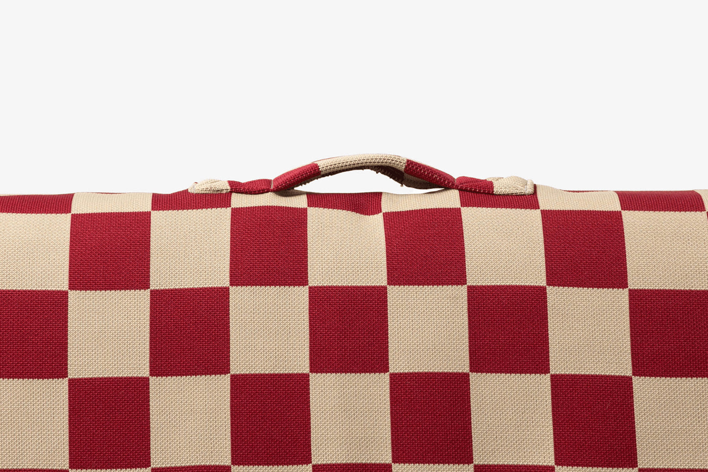 Red Checker | Dog Bed with Cover