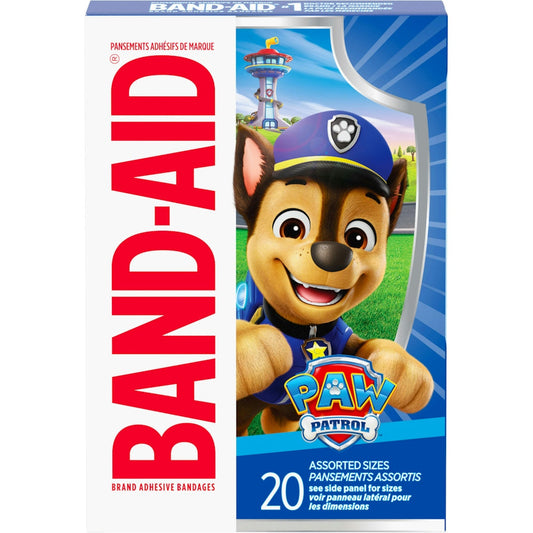 Band-Aid Brand Nickelodeon Paw Patrol Adhesive Bandages, Assorted Sizes