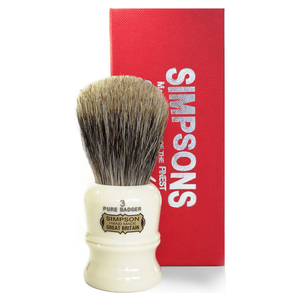 Simpsons Duke D3 Pure Badger Shaving Brush