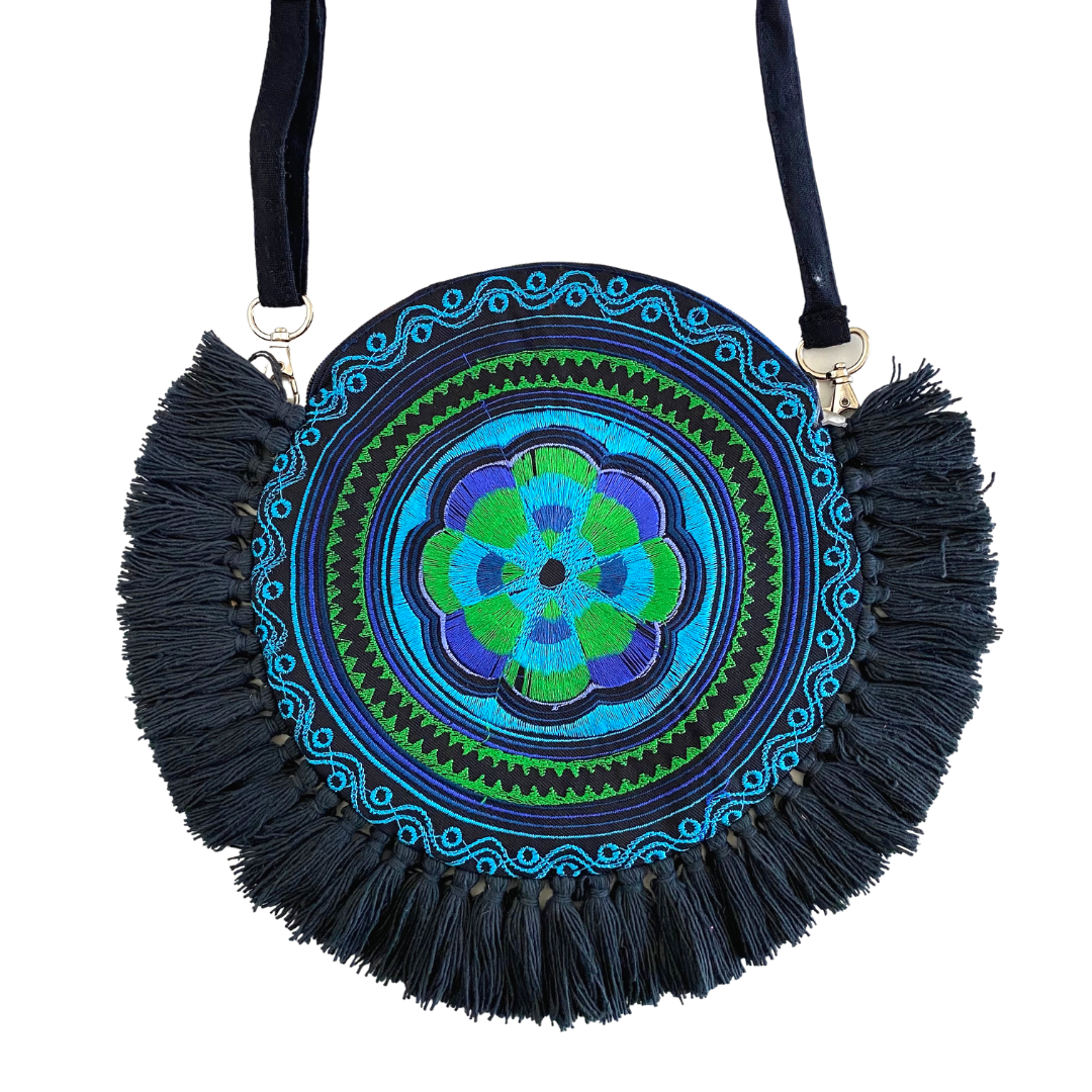 Tassel Crossbody Flor Canteen Bag | Clutch - Thailand