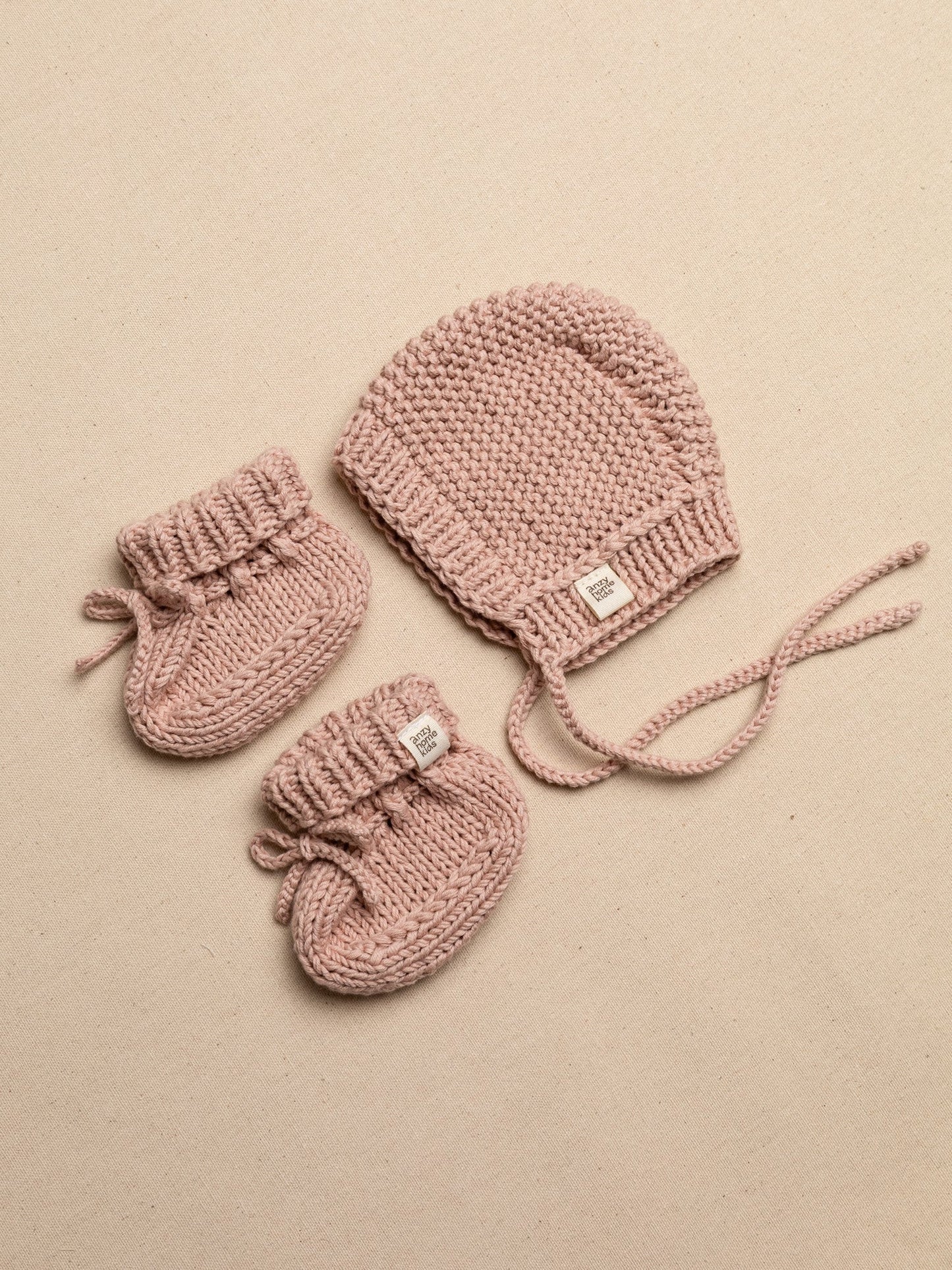 Bonnet & Booties Set Boho