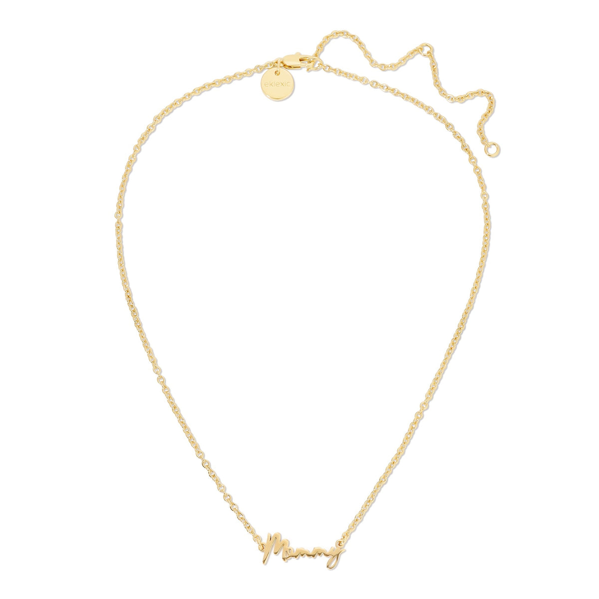 Dainty Script Mommy Necklace