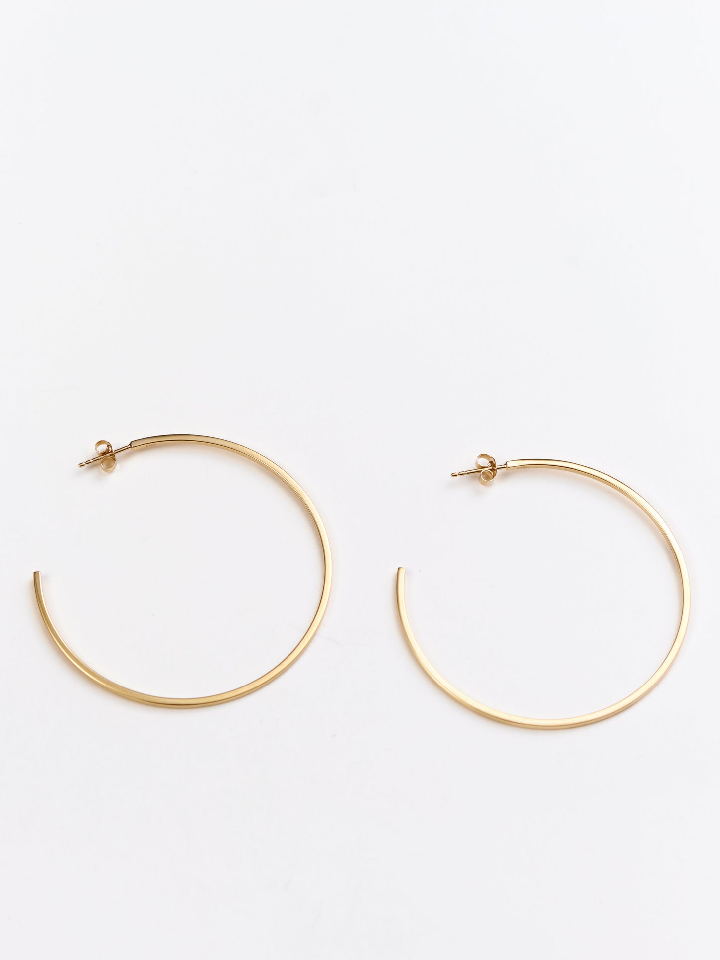 Maddie Large Thin Hoop Earrings