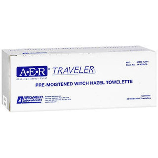 A.e.r. Traveler Pre-Moistened Witch Hazel Towelettes