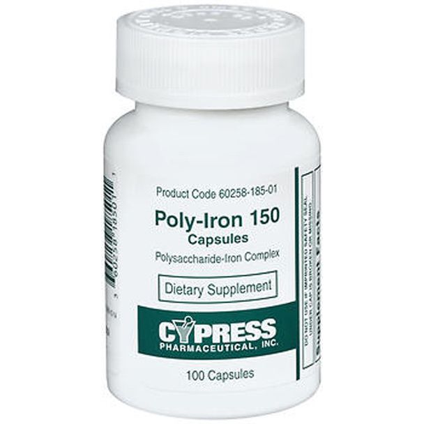 Cypress Poly Iron 150 Mg Capsules