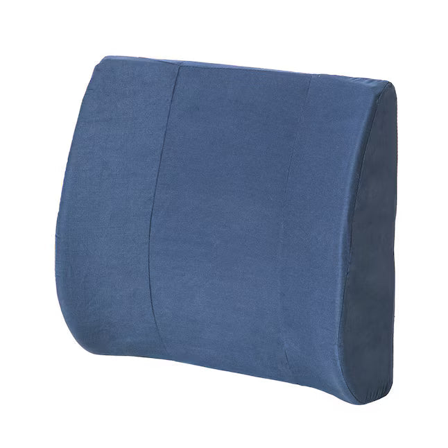 ESSENTIAL MEDICAL MOLDED LUMBAR CUSHION WITH ELASTIC STRAP, F1412