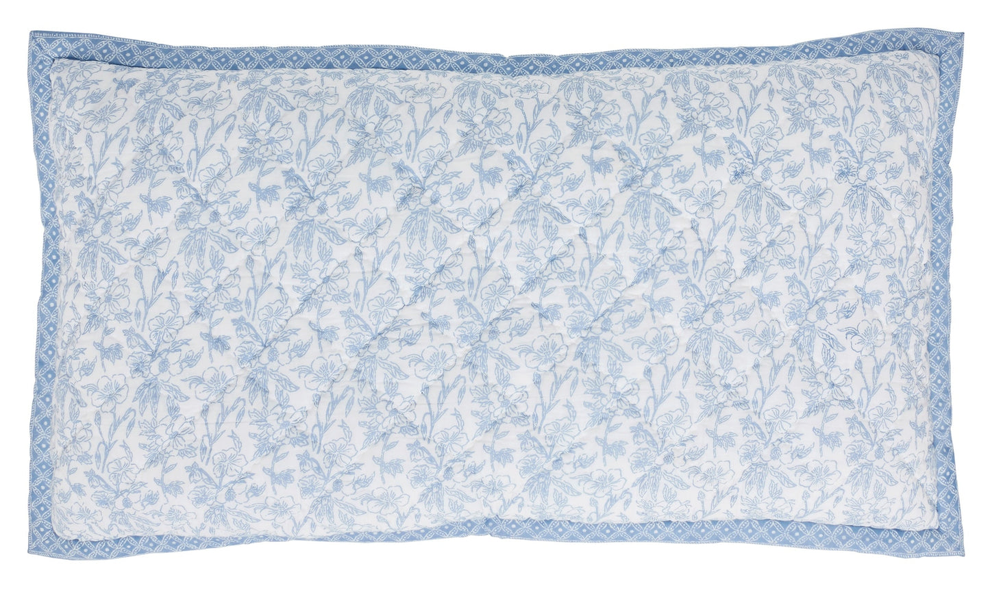 Bliss Printed Cotton Quilted Quilt Sham