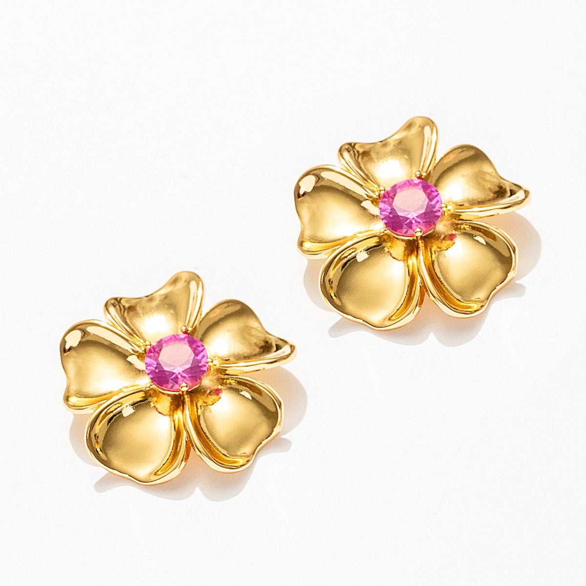 Lisbon Earrings in Rose