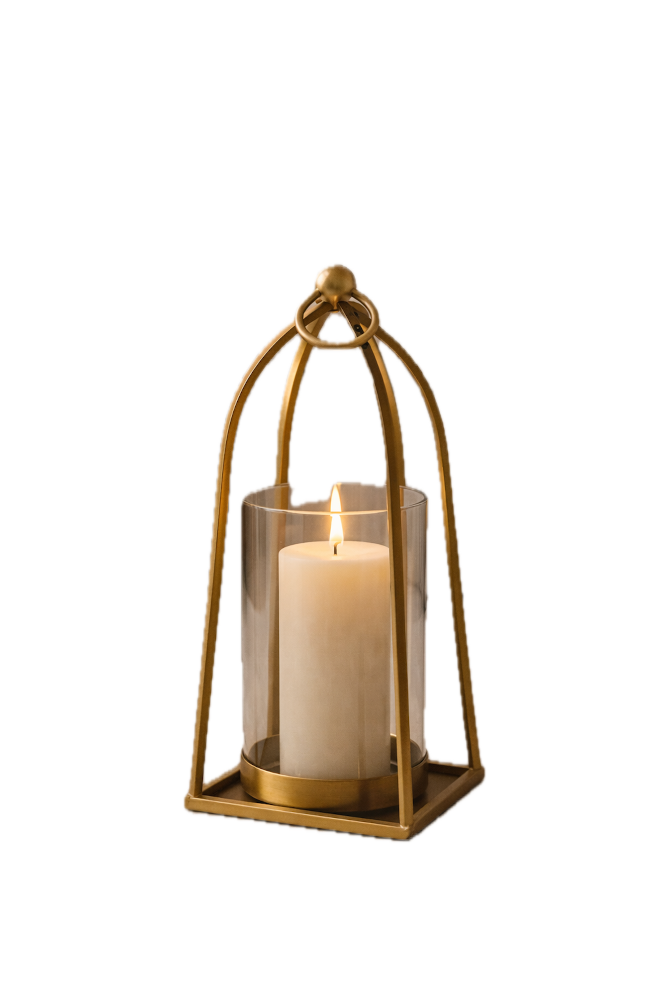 Raíz Studio Arc Brass Hurricane Holder