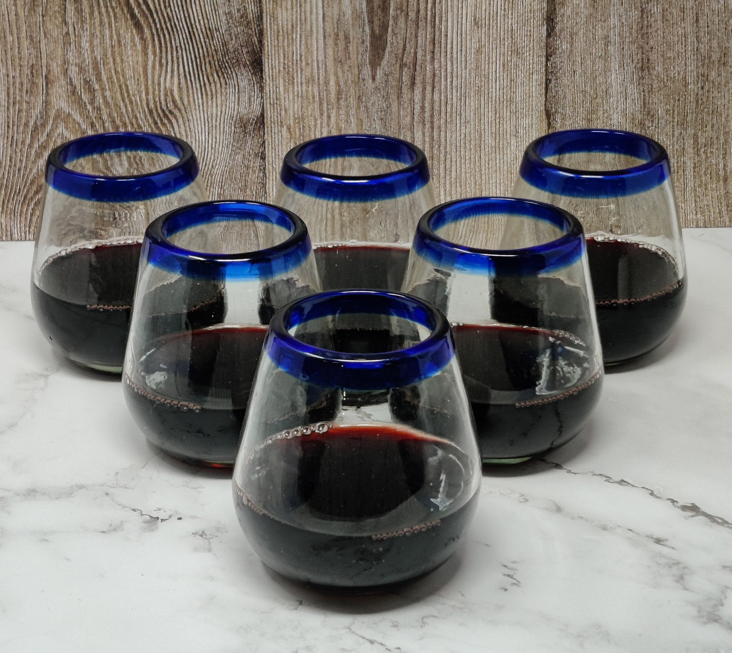 Stemless Wine Glasses - Set of 6