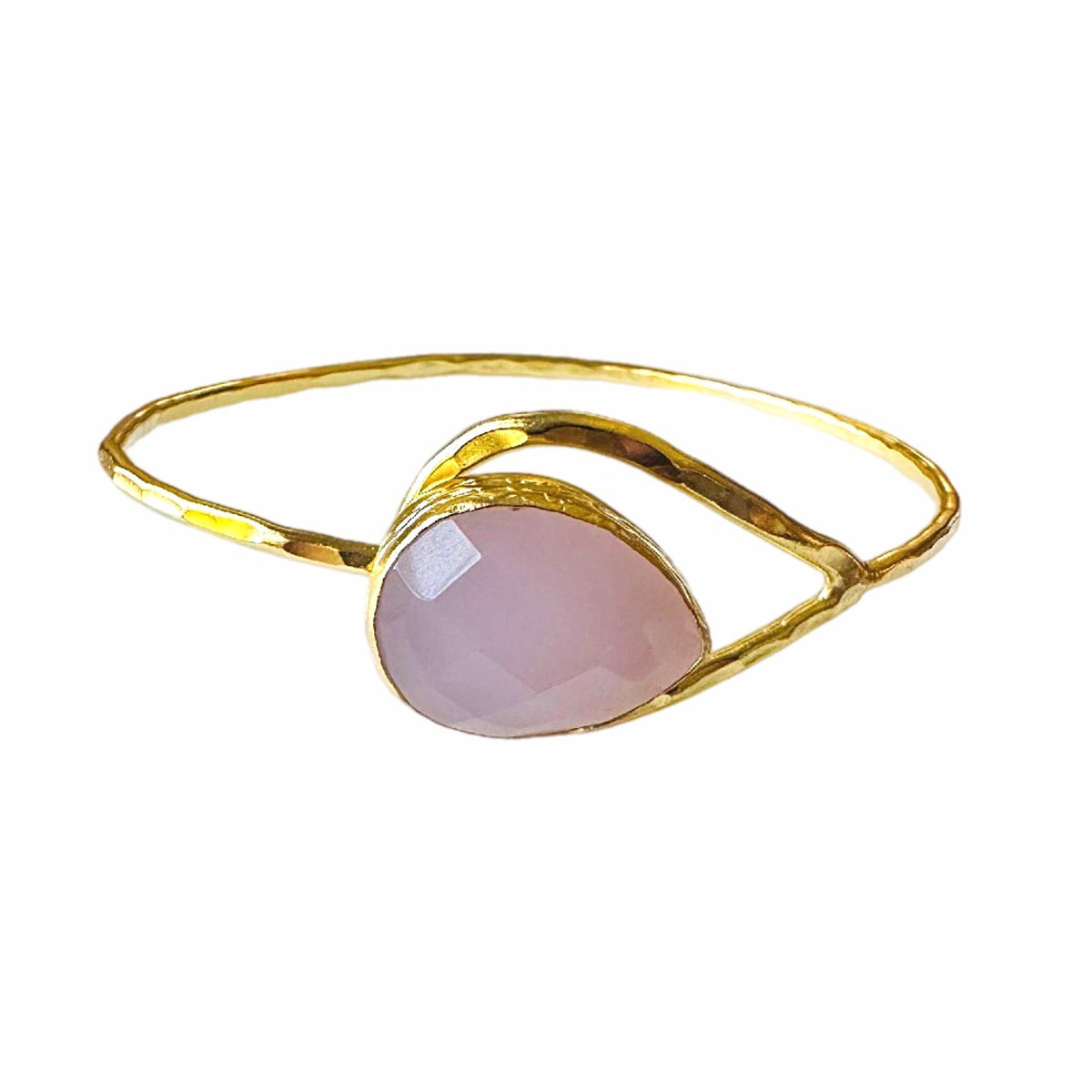 Rose Quartz Teardrop Bracelet