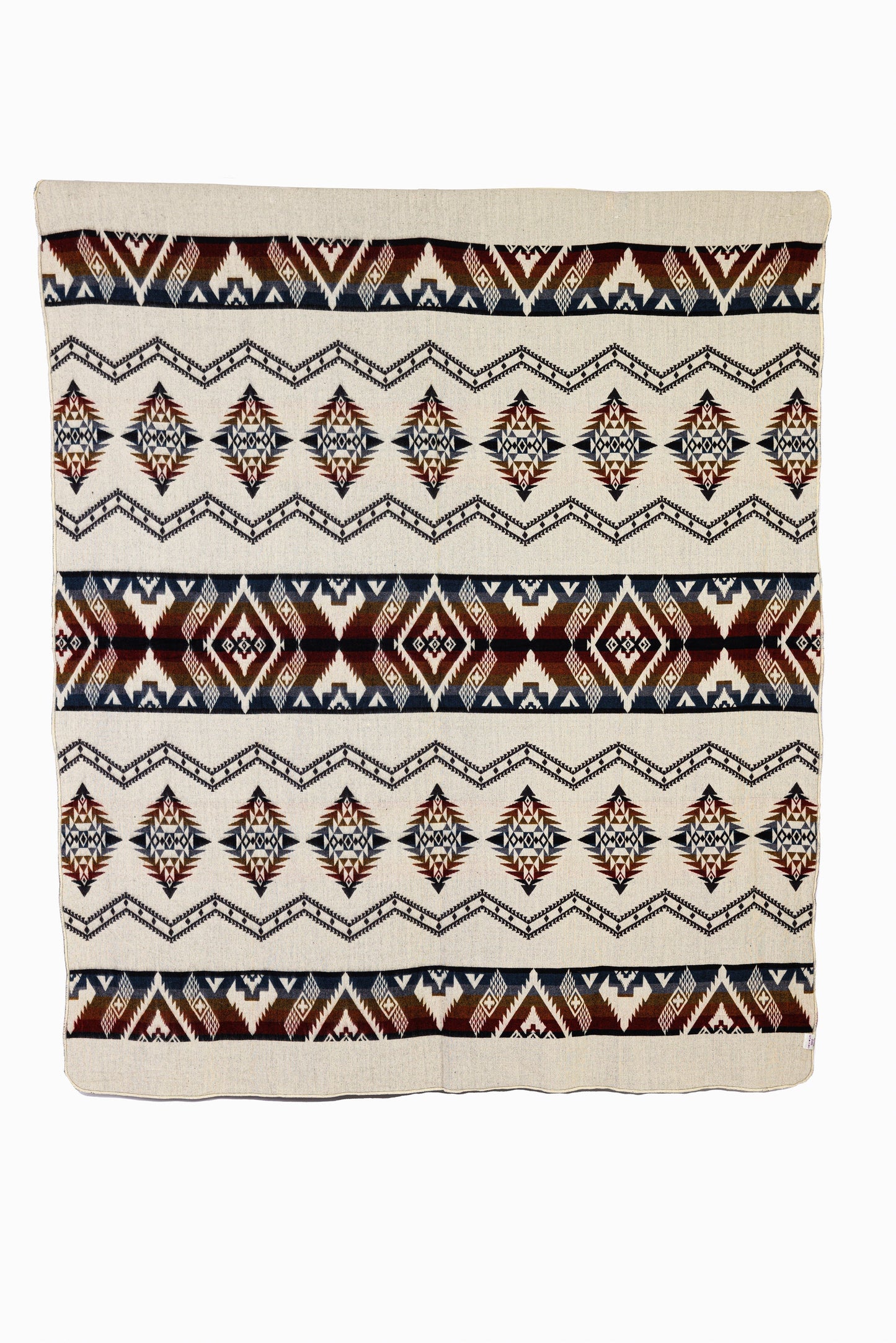 Yachana Collection - Brown Red Wave Throw