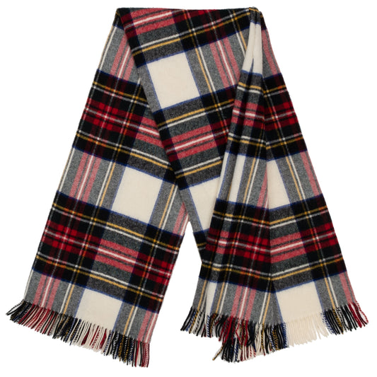 Highland Tweeds Shetland Lambswool Throw (Dress Stewart)