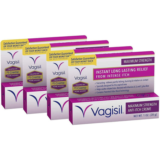 Vagisil Anti-Itch Creme, Maximum Strength, 1 Ounce