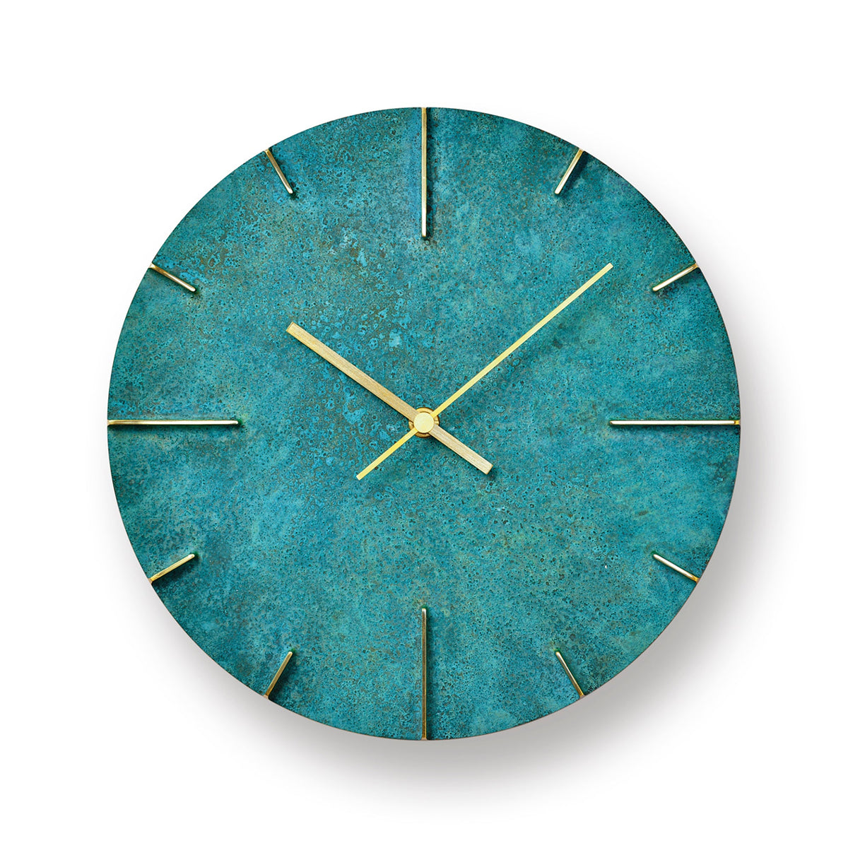 Lemnos Quaint Cast Brass Clock