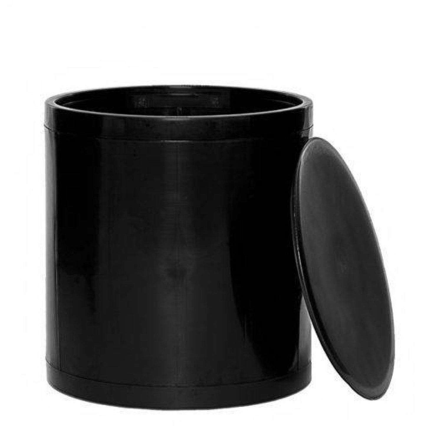 Otto Storage Stool | Round Plastic Storage Ottoman Solid