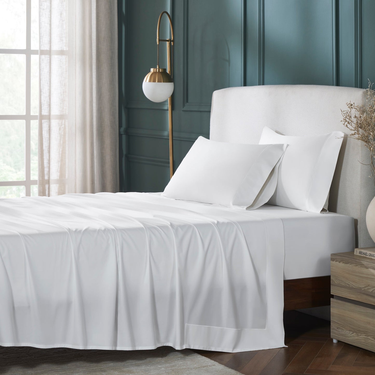 Montelle Giza Cotton Percale Fitted Sheet