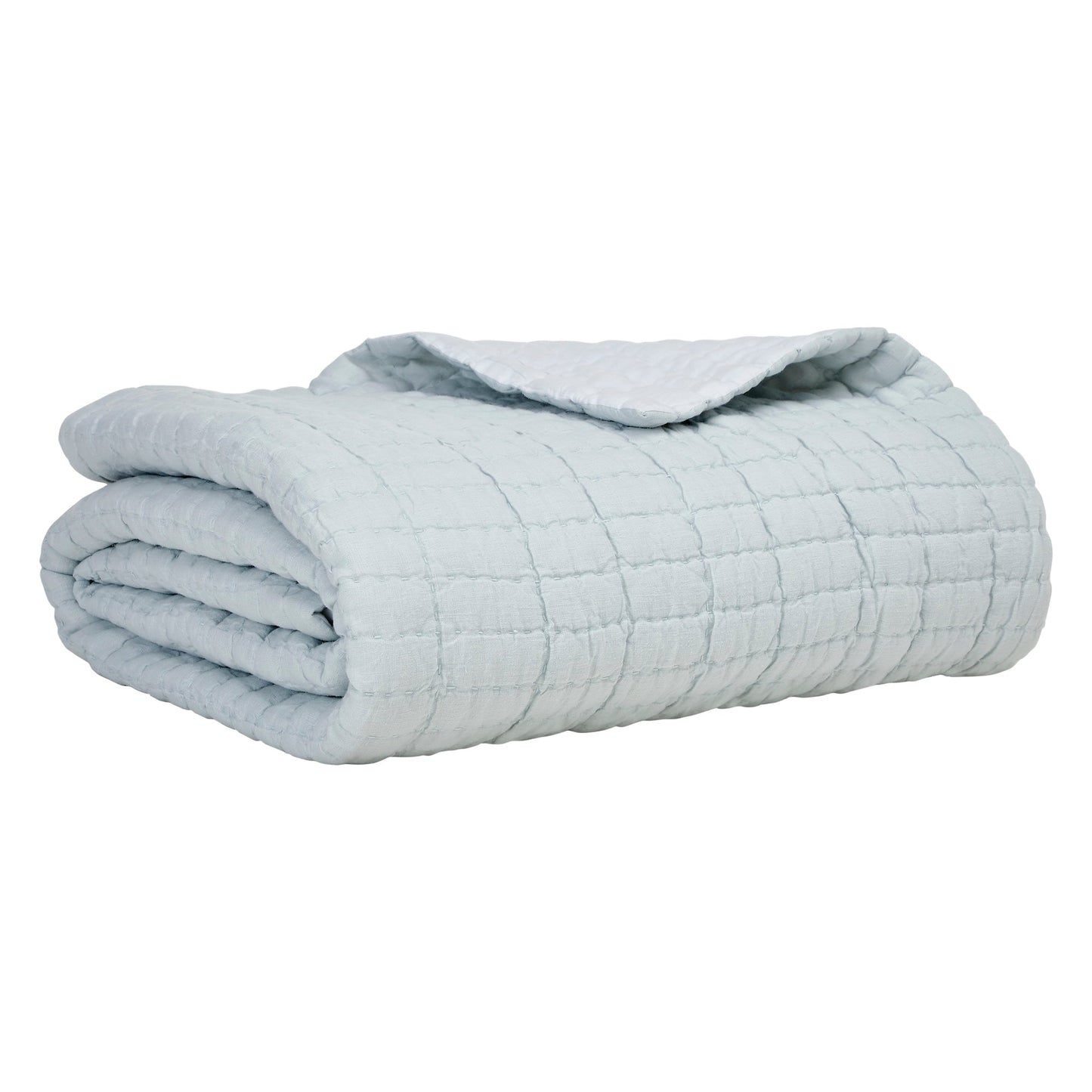 Logan Grid European Linen Quilt