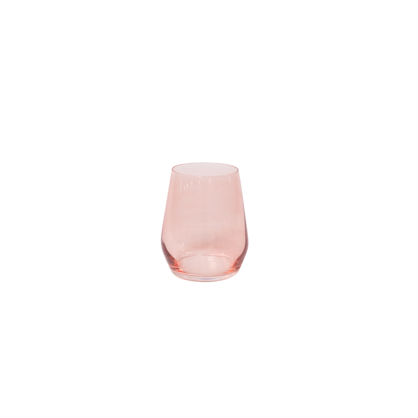 Tickle Me Pink - Colored Wine Glass