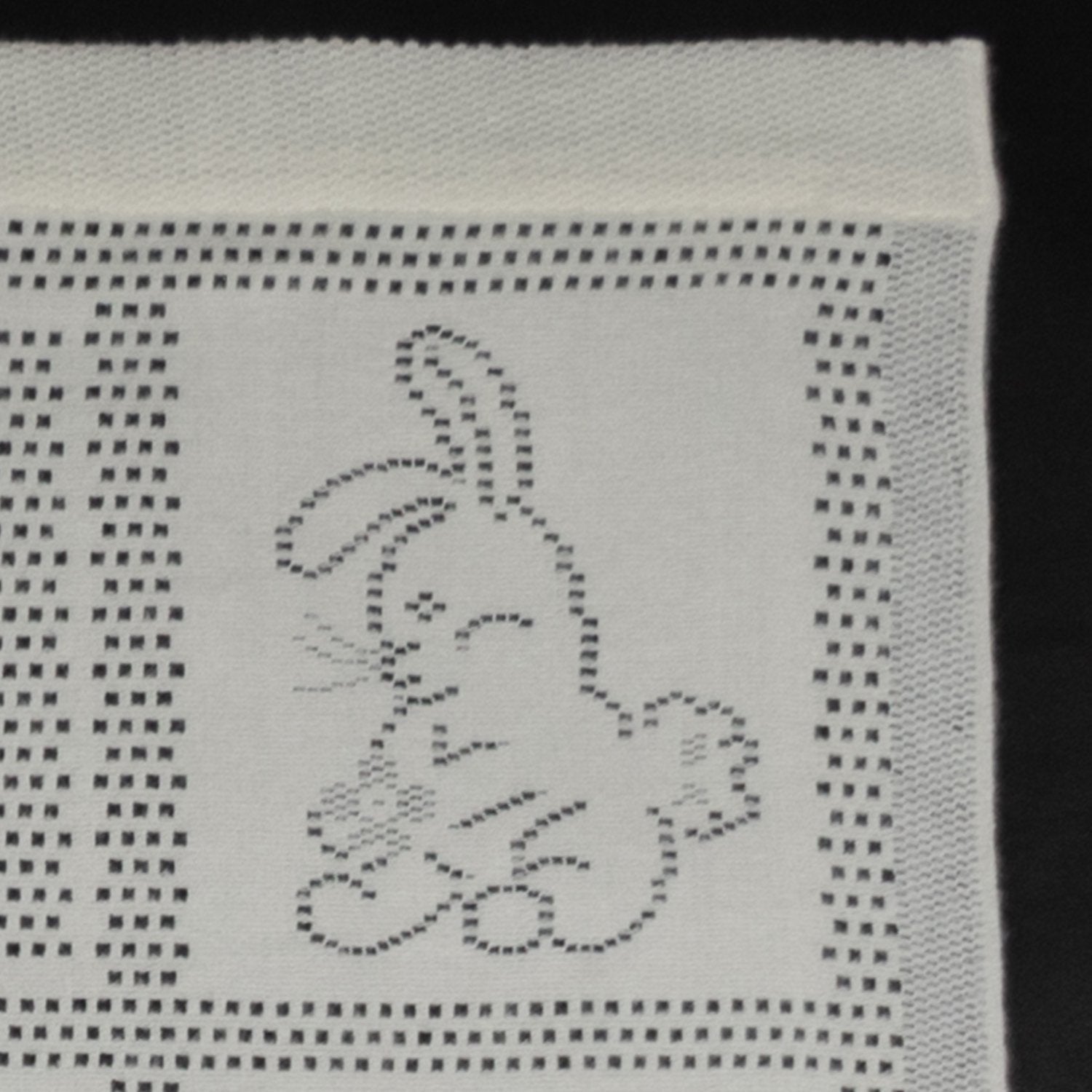 Southampton Home Lace Weave Bunny Baby Blanket ~ Ivory ~ - Osadia Concept Store