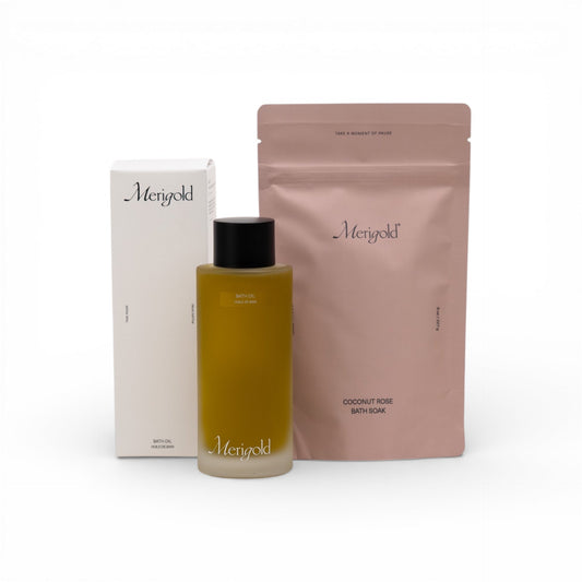 Bath Oil + Coconut Rose Bath Soak Bundle