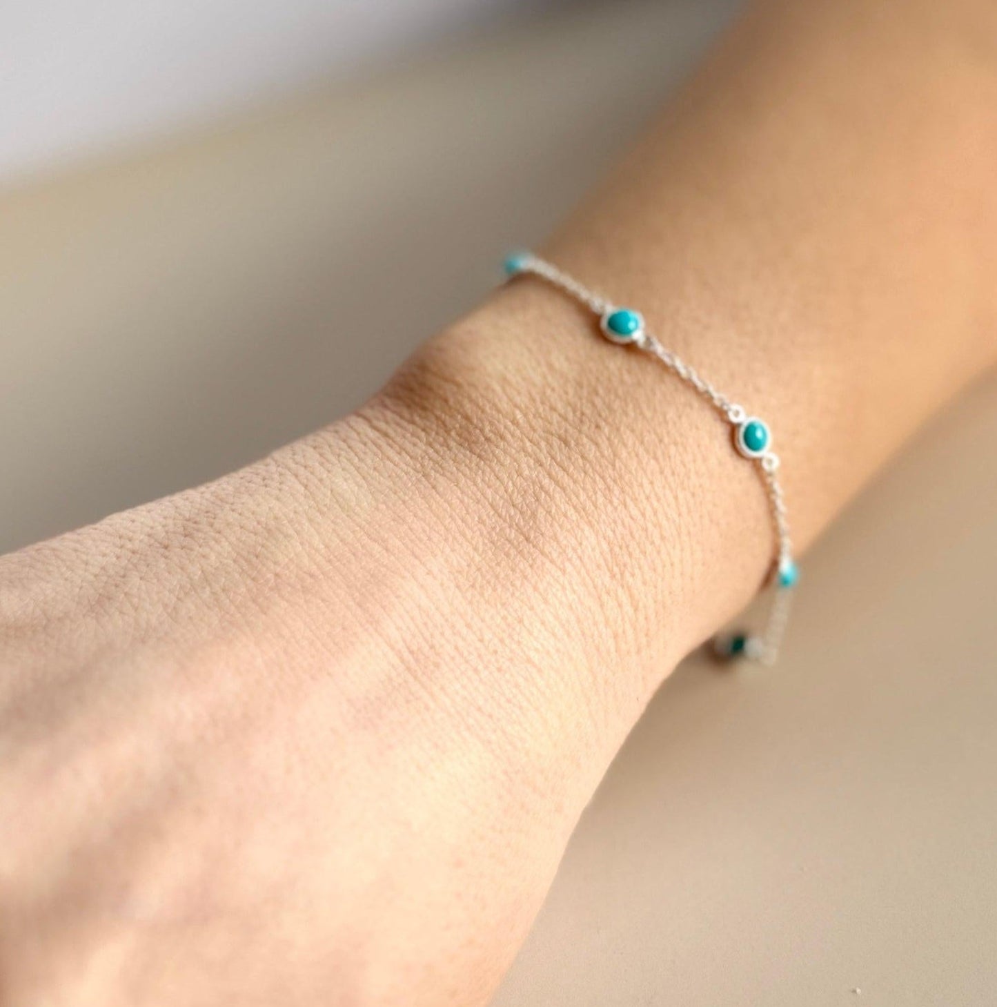 December Birthstone Turquoise Bracelet