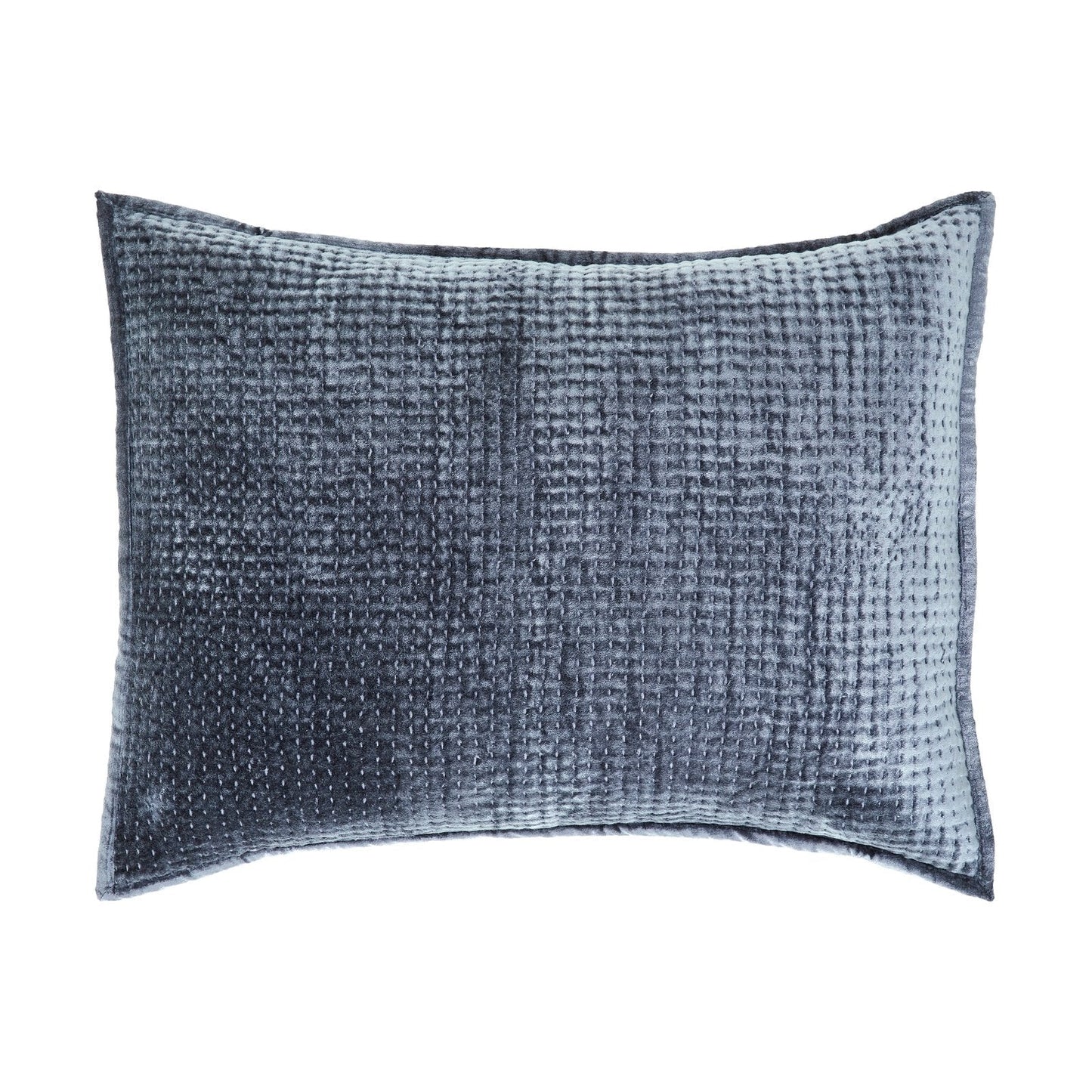 Laguna Pick Stitch Velvet Coverlet Sham - Clearance