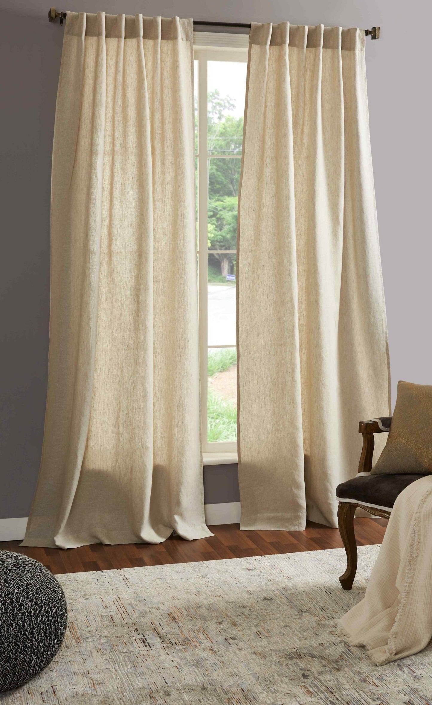 Hampton European Linen Drapes