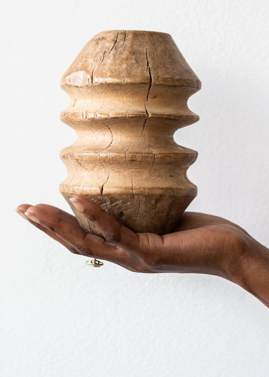 Tuareg Natural Petrified Wood Pulley