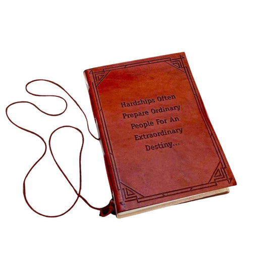 C.S. Lewis Quote Leather Journal