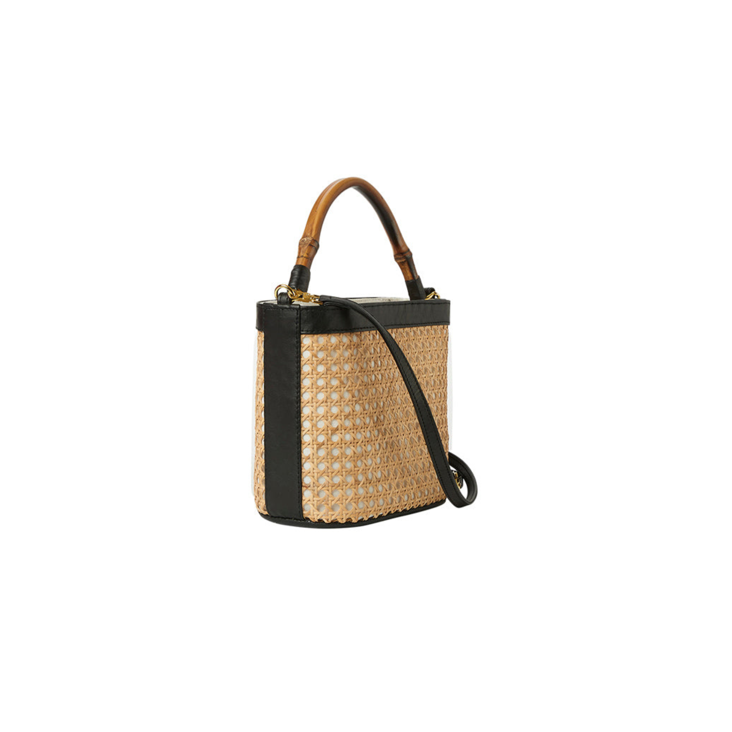 Tara Cane Wicker Bucket Bag