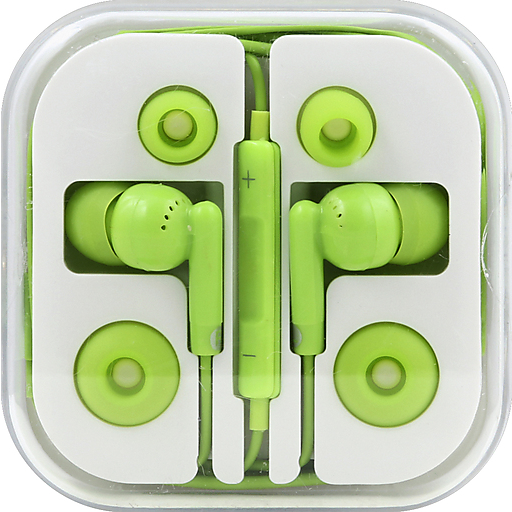 Hottips Earbuds, Stereo, With Remote & Mic, In Travel Case