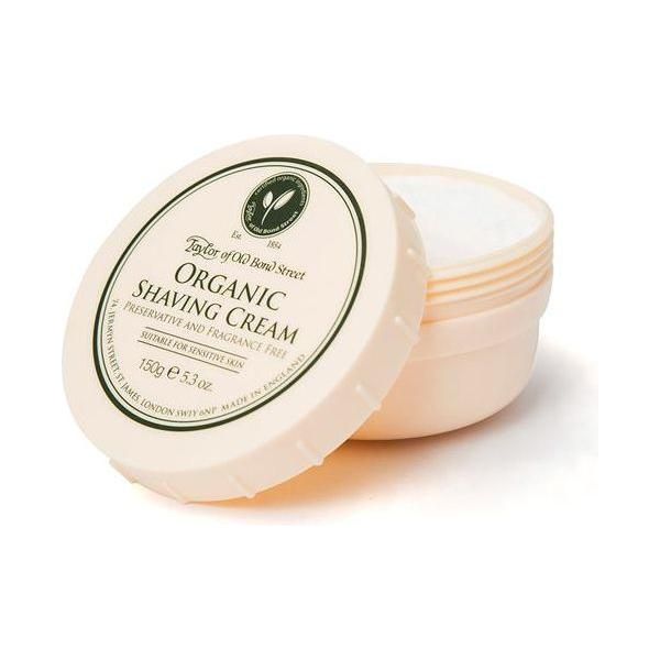 Taylor Of Old Bond Street Organic Shaving Cream Bowl 150g