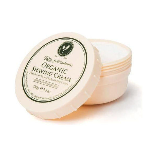 Taylor Of Old Bond Street Organic Shaving Cream Bowl 150g