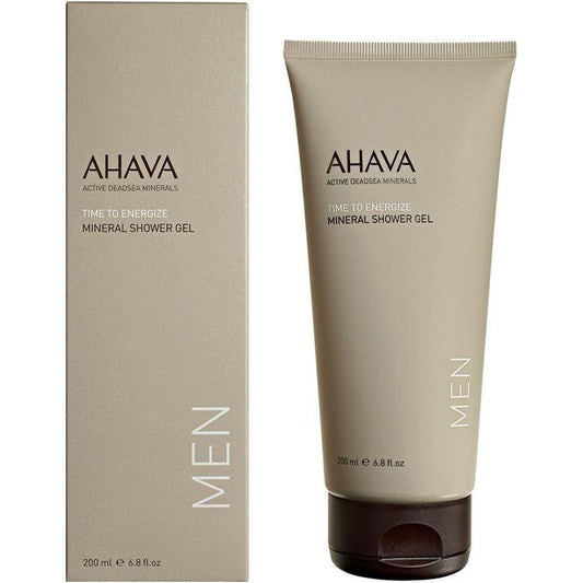 Ahava Men Time To Energize Mineral Shower Gel 6.8 Oz