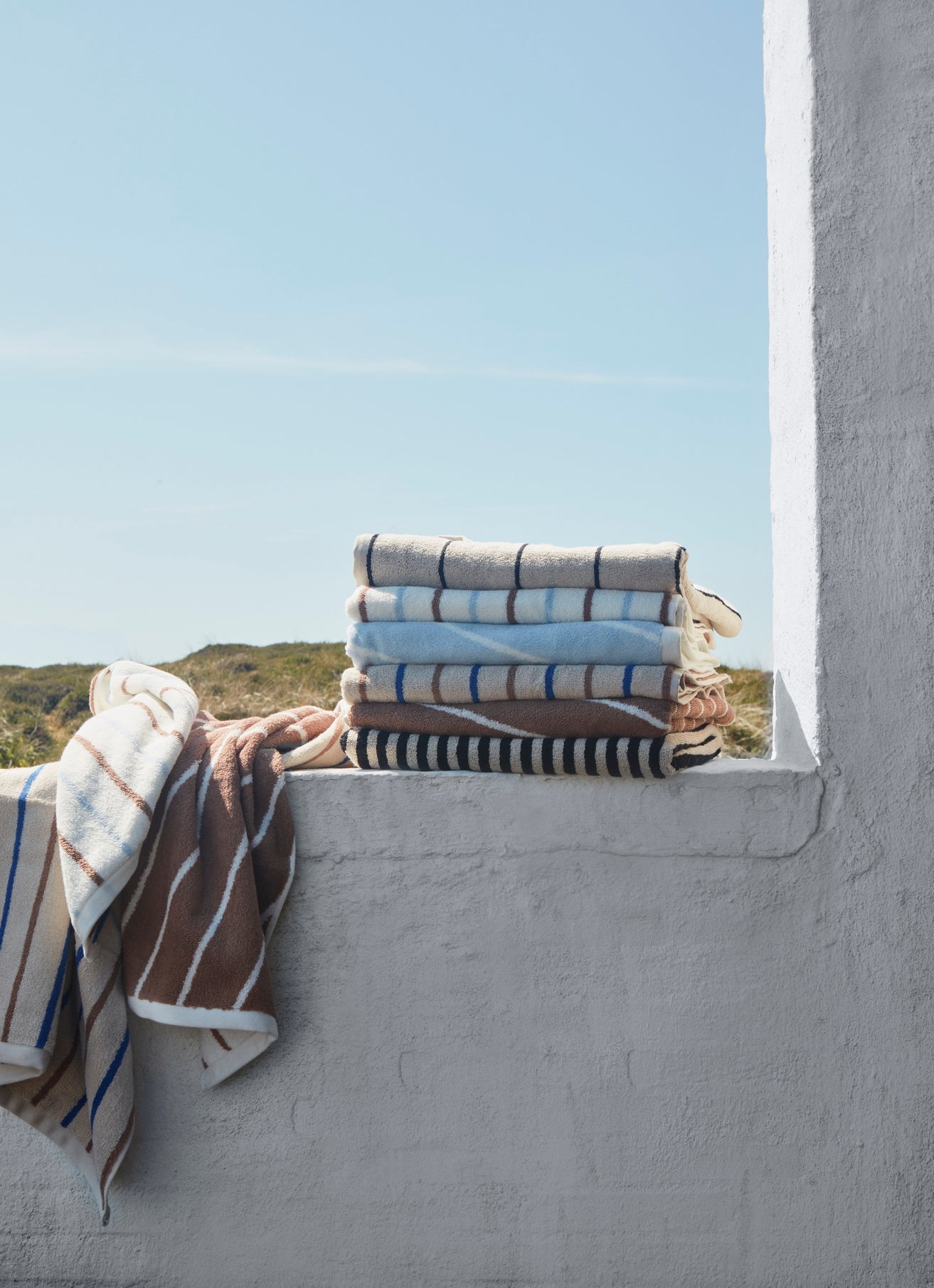 Raita Towel - Mini - Cloud / Caramel