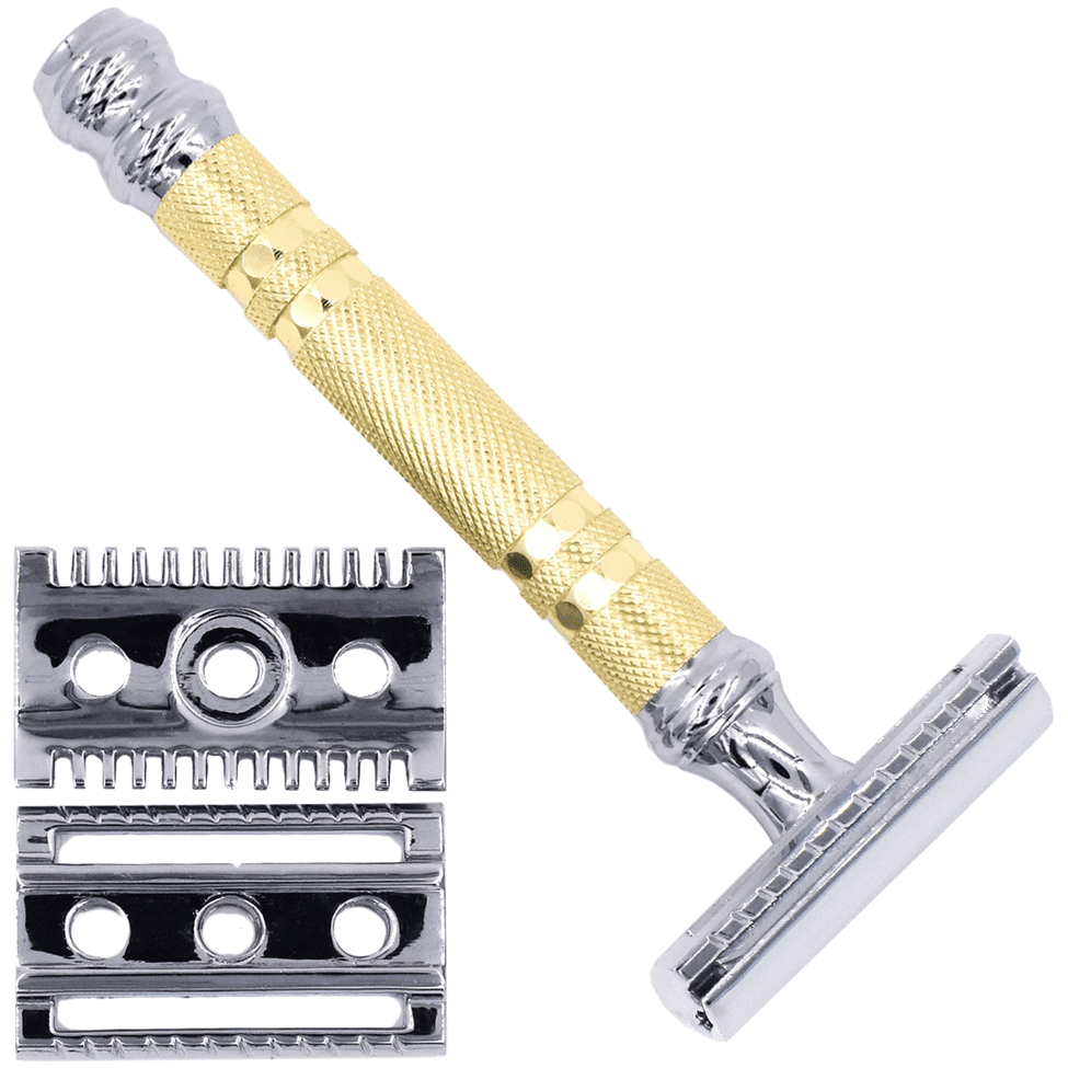 Parker 69CR Convertible With Open & Closed Comb Plates Safety Razor