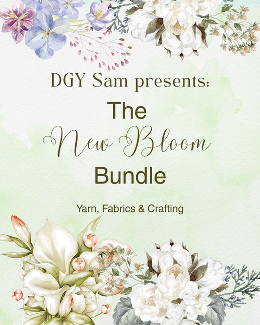 Sam's Serendipity Finds - Live Auction: New Bloom Bundle (Yarn, Crafting & accessories)