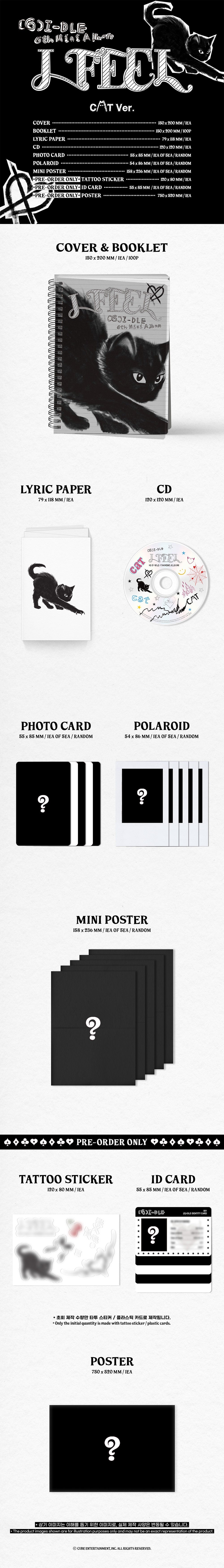 (G)I-DLE 6th Mini Album - I Feel