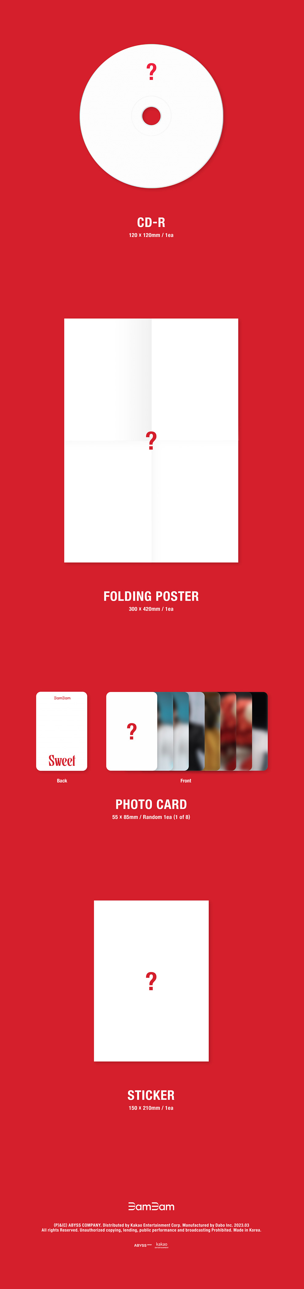 Bambam 1st Full Album - Sour & Sweet - Osadia Concept Store