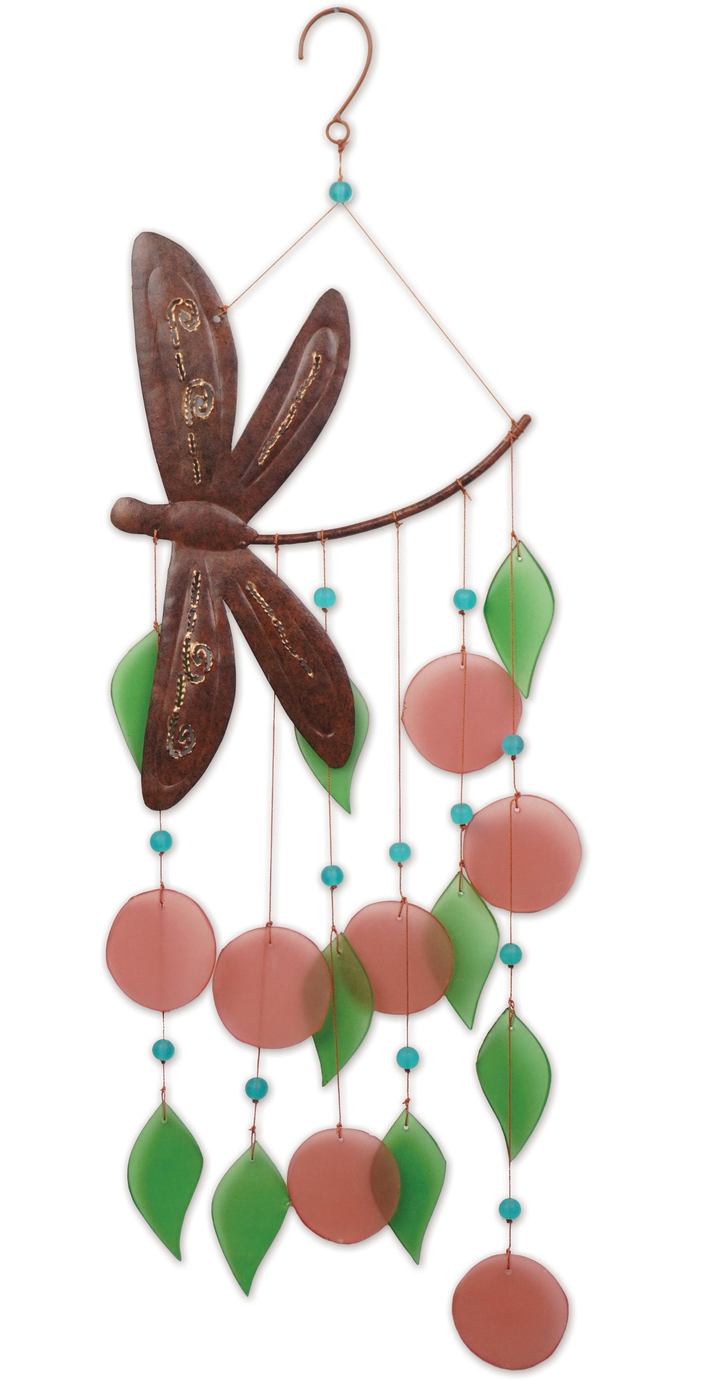Dragonfly Sea Glass Chime