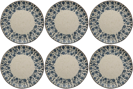 Set of 6 Calendula Element Dinner Plate 10 Inch