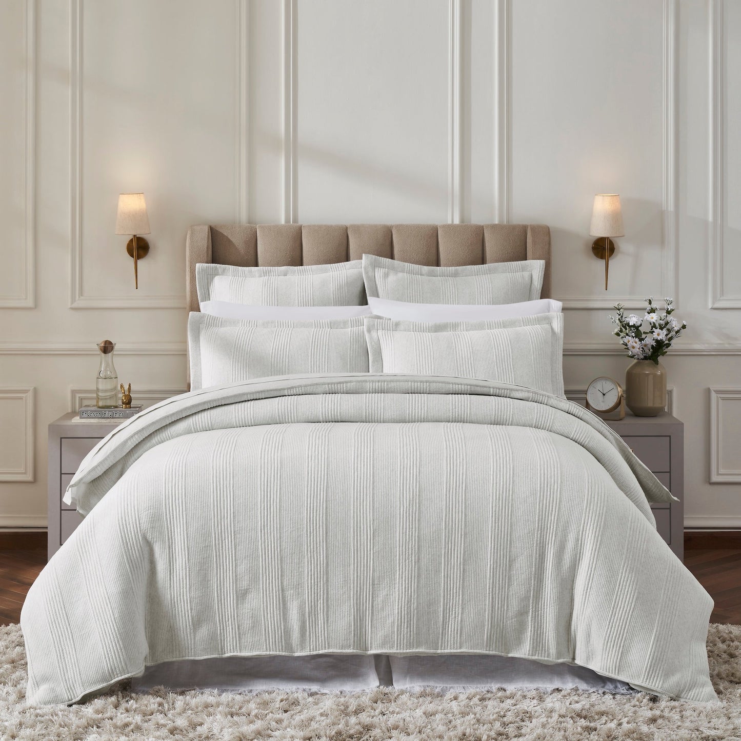 Savoy Quilted Jersey Duvet Cover