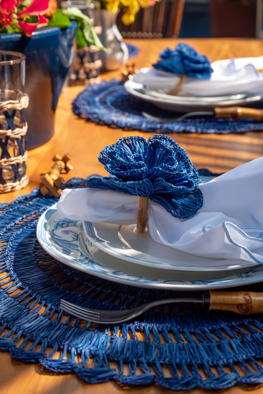 S/4 Buriti Flower Napkin Ring