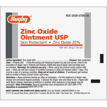 Zinc Oxide Ointment 20%  Rugby