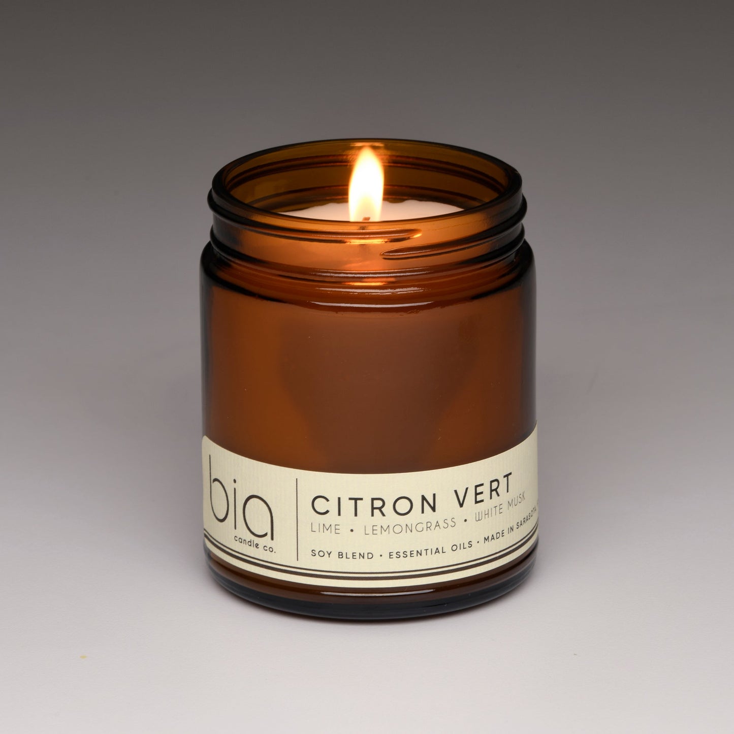 Citron Vert Soy Blend Candle — Lemon, Lemongrass & Bergamot