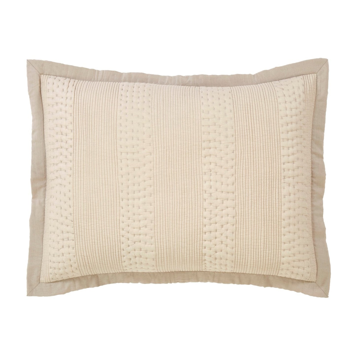 Laysan Quilted Cotton Coverlet Sham